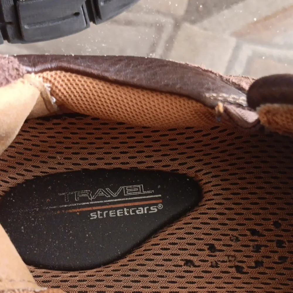 Skechers Streetcars Chocolate Brown Leather Loafers‎